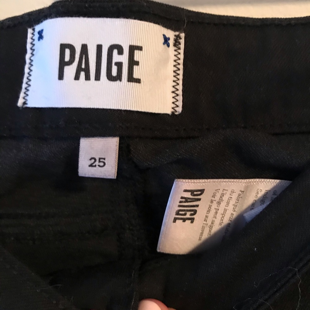 PAIGE COATED BLACK EDGEMONT JEAN - Picture 9 of 11
